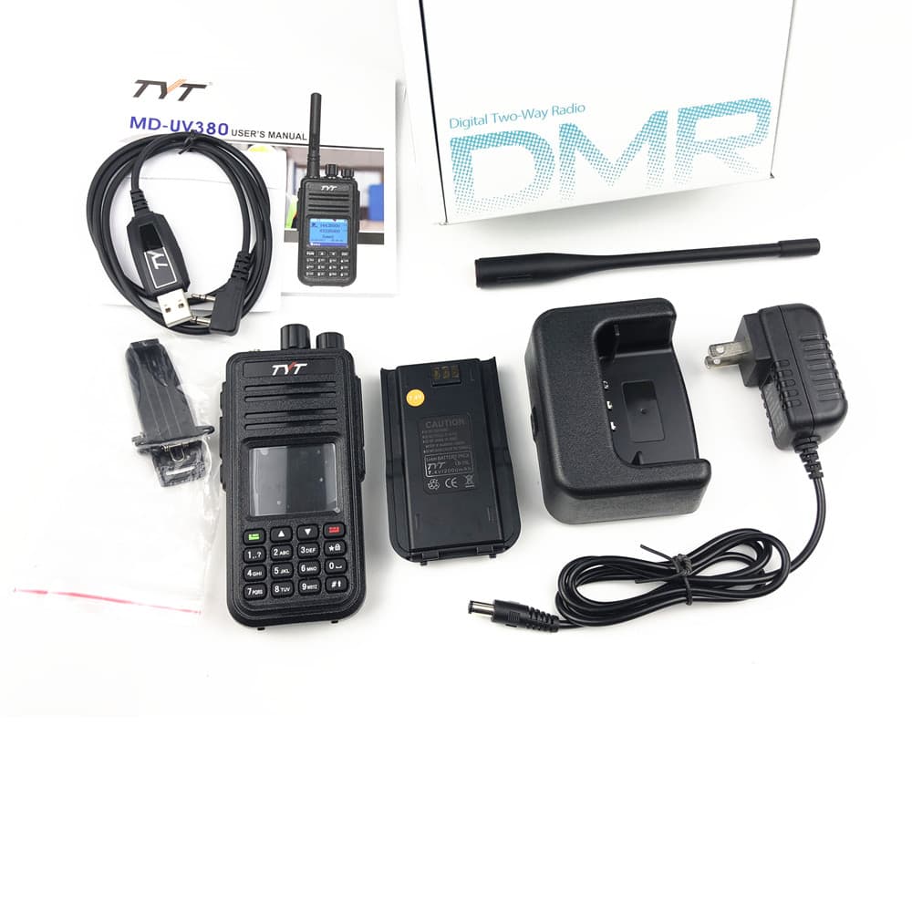 TYT MD-UV380 DMR radiotelefon VHF/UHF 136-174/400-480MHz cyfrowy/analogowy SP-DMR - PEŁNA POLSKA INSTRUKCJA OBSŁUGI + PRZEMIENNIKI