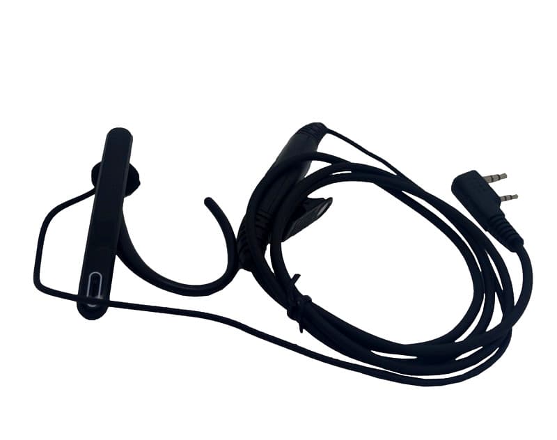 Mikrofonosłuchawka z pałąkiem do Baofeng UV-5R, UV-82, BF-888-S, UV-B5, UV-B6, wtyk K Kenwood - zestaw słuchawkowy do pracy, ASG, OSP, WOT