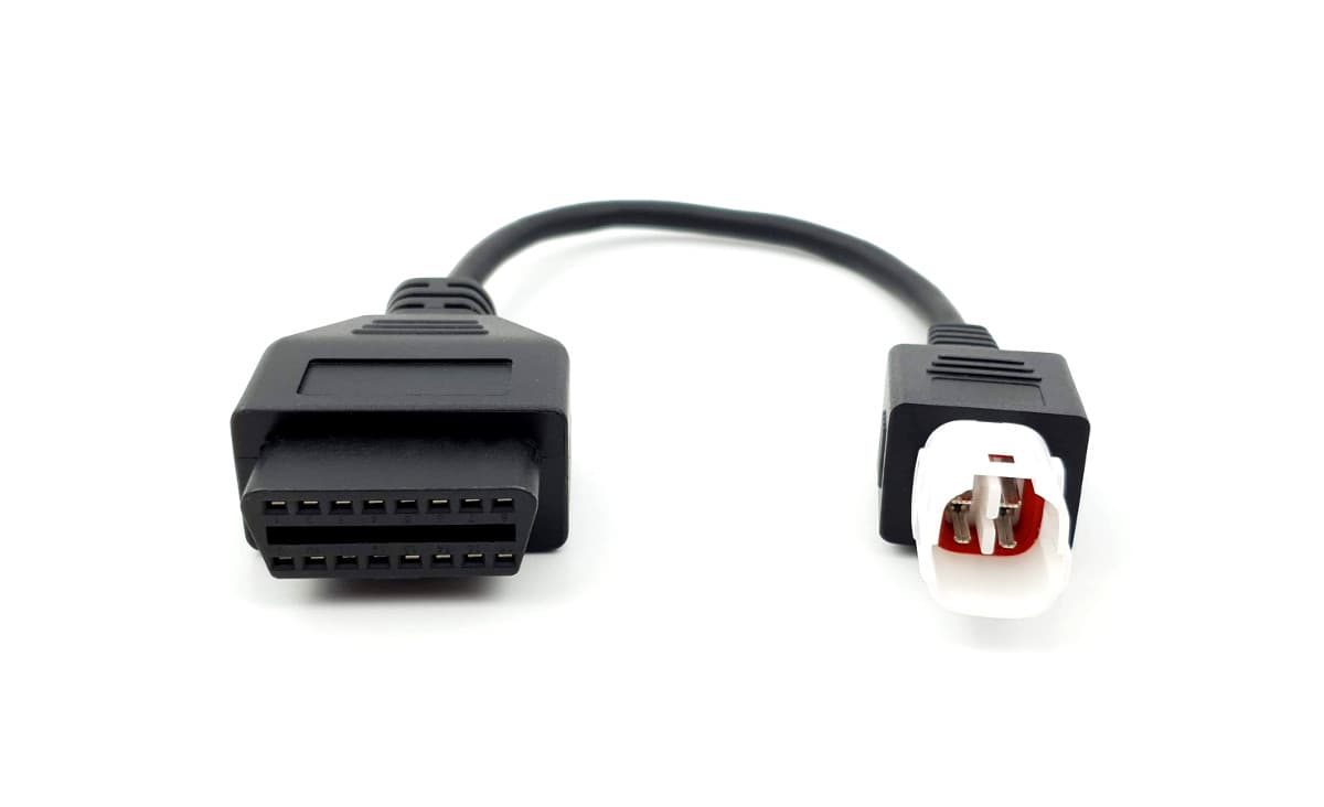 KABEL ADAPTER YAMAHA 4-pin do OBD-2 przejściówka np. do ELM-327, Vgate iCar, Konnwei - motocykle i ATV Yamaha - Łódź, Zbąszyńska 2
