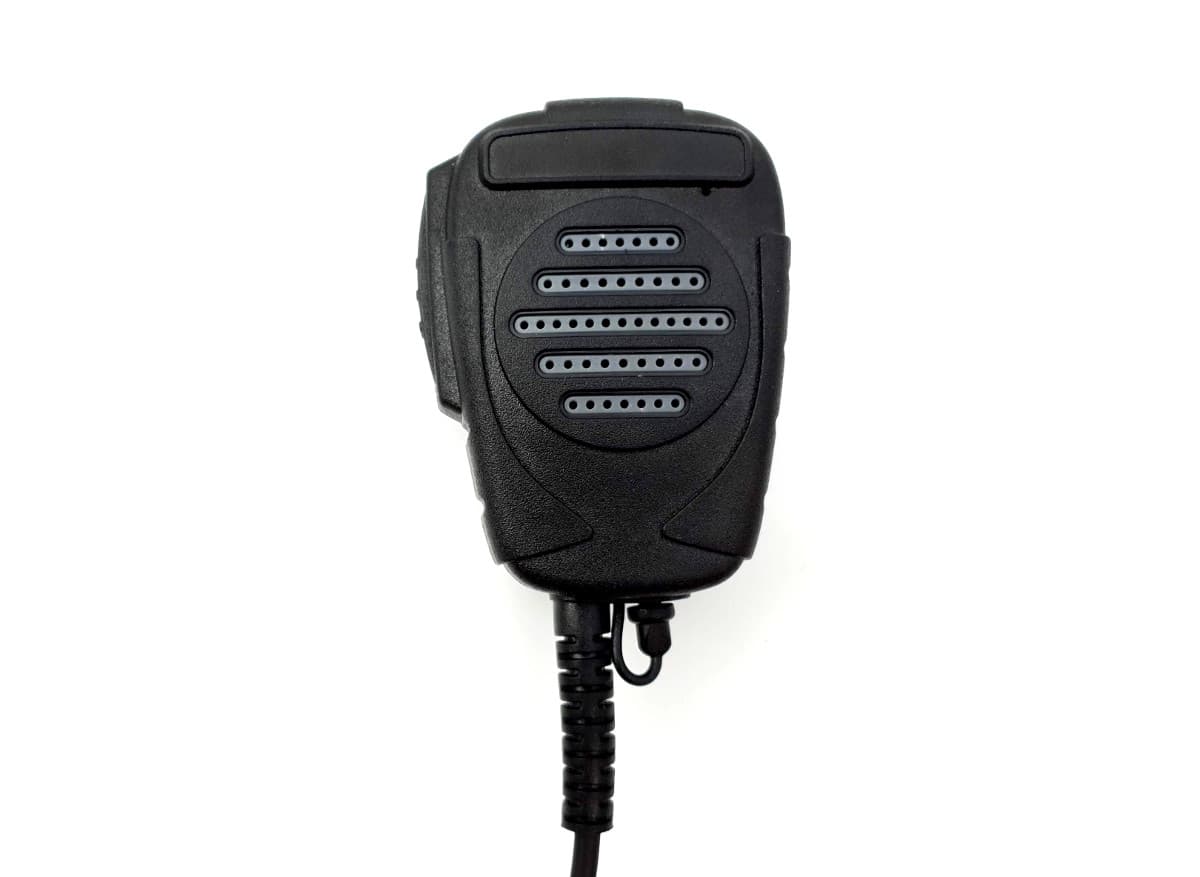 Mikrofonogłośnik oryginalny AnyTone AT-D868, AT-D878, także Midland, Wouxun, Baofeng, Kenwood 2-pin itp. ze złączem na głośnik zewnętrzny, klips