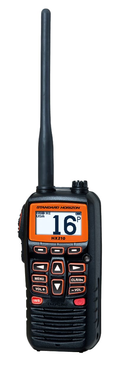 Standard Horizon HX-210E ręczny radiotelefon morski WODOODPORNY IPX7, pływający, moc 6W, ATIS4