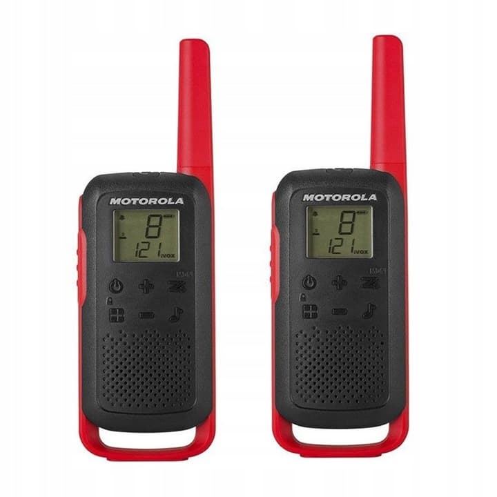 MOTOROLA T62 RED TALKABOUT TWINPACK zestaw 2szt. krótkofalówki PMR 16 kanałów bez zezwoleń  POLSKA DYSTRYBUCJA