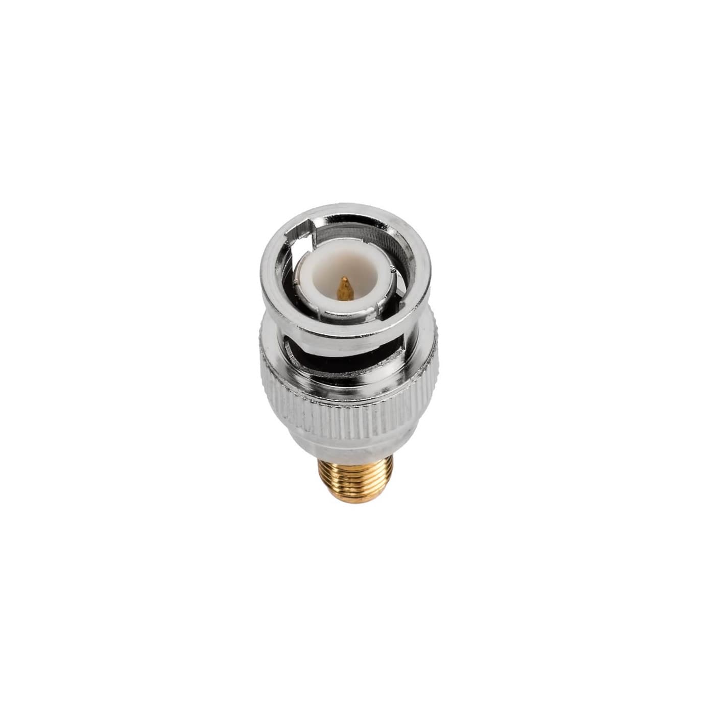Adapter przejściówka BNC męskie - SMA-F (żeńskie) PTFE/Gold RADIORA np. skaner Uniden / antena od Baofeng UV-5R, UV-82 itp.