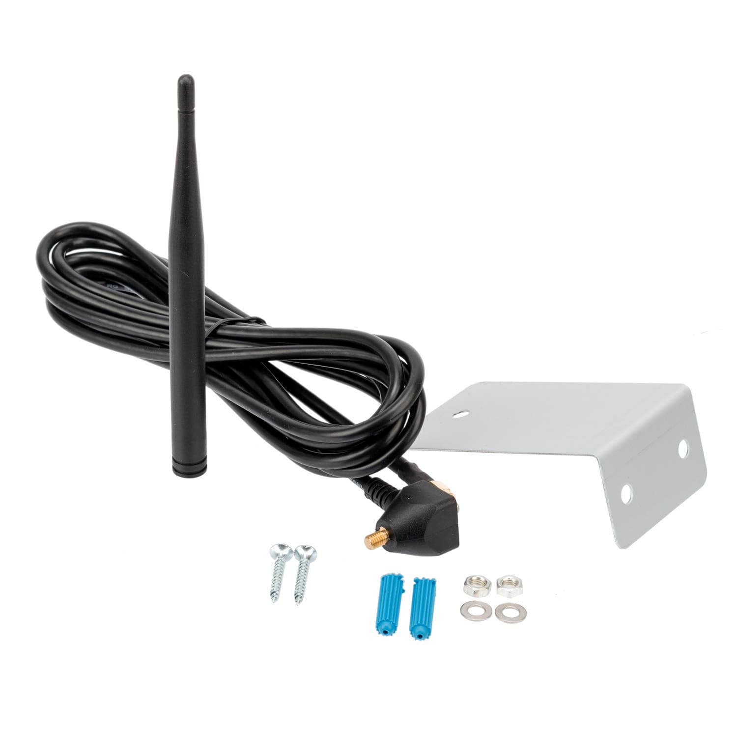Radiora ANT-433868 Dual Antena montażowa 15cm z uchwytem bocznym na częstotliwość 433/868 MHz np. bramy garażowe, RC, nadajniki, piloty, czujniki, ISM