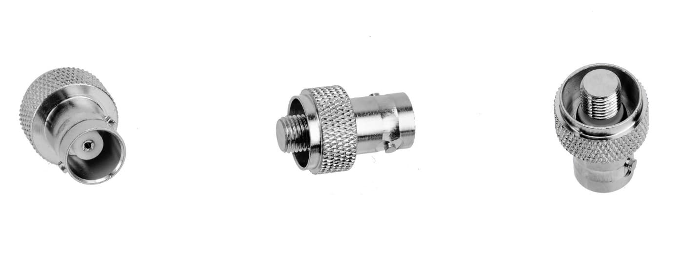 Gniazdo BNC / wtyk GP Motorola adapter przejściówka PTFE/Gold RADIORA np. GP-68, GP-320, GP-360, GP-380 itp.