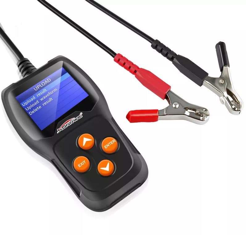 Tester akumulatora / baterii 12V KONNWEI KW-600 - test ładowania, pod obciążeniem, żywotności itd. POLSKIE MENU