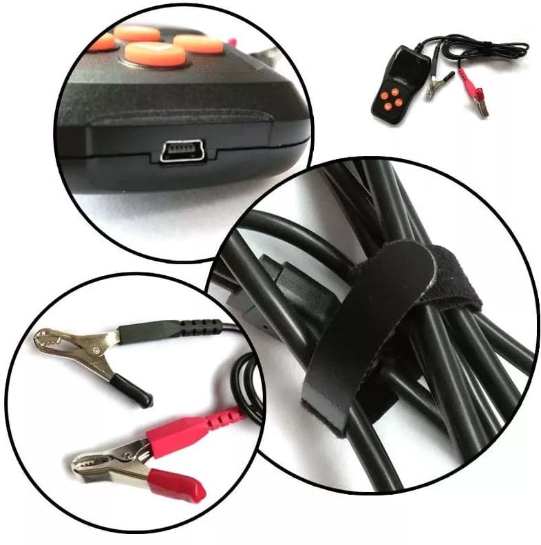 Tester akumulatora / baterii 12V KONNWEI KW-600 - test ładowania, pod obciążeniem, żywotności itd. POLSKIE MENU