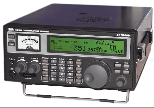 AOR AR-5700D profesjonalny cyfrowy odbiornik szerokopasmowy 0.1-3700MHz Made in Japan - PEŁNA POLSKA INSTRUKCJA