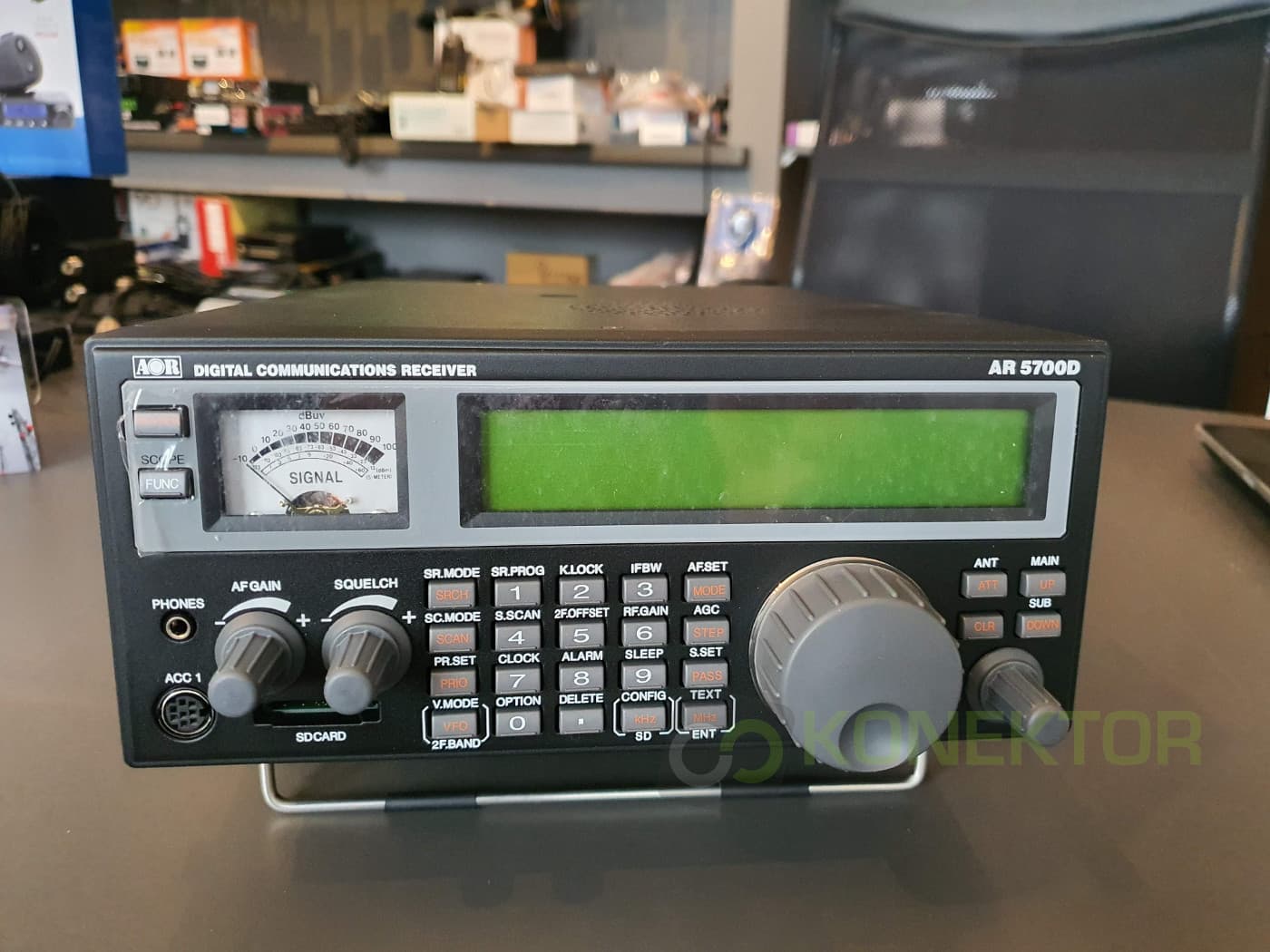 AOR AR-5700D profesjonalny cyfrowy odbiornik szerokopasmowy 0.1-3700MHz Made in Japan - PEŁNA POLSKA INSTRUKCJA