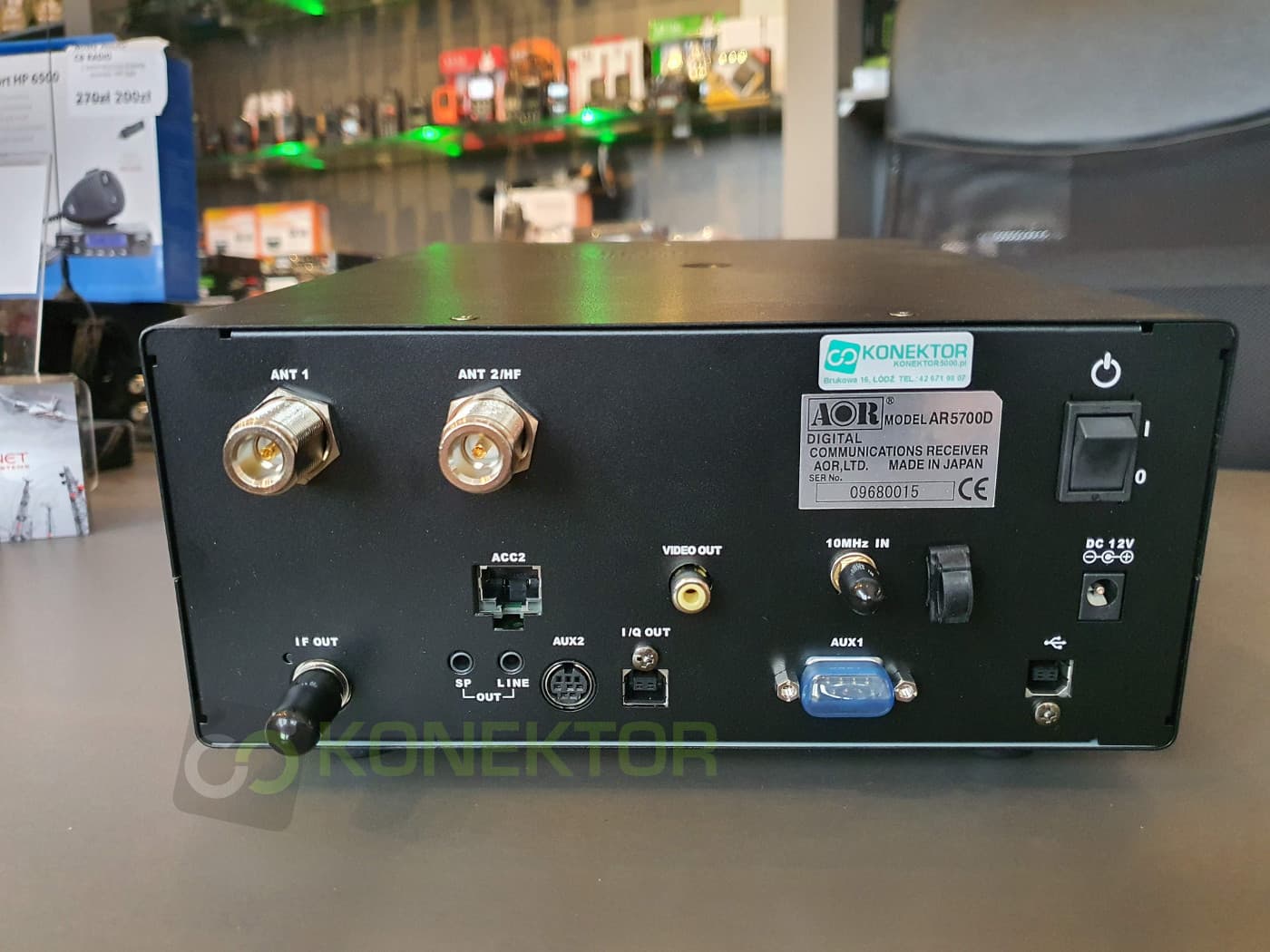 AOR AR-5700D profesjonalny cyfrowy odbiornik szerokopasmowy 0.1-3700MHz Made in Japan - PEŁNA POLSKA INSTRUKCJA