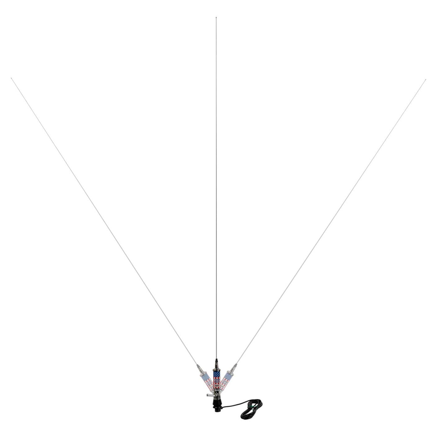 LEMM AT-2001 TURBO edycja USA Antena CB montażowa 200 cm kabel 4m (Lemm AT2001 Turbo)