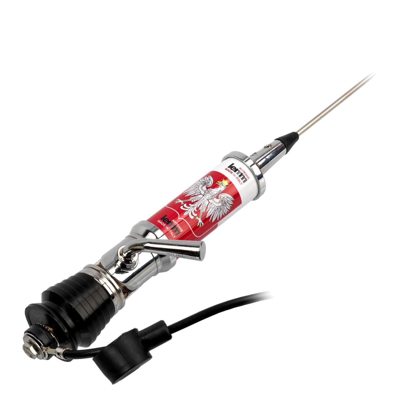 LEMM AT-2001 TURBO edycja POLSKA Antena CB montażowa 200 cm kabel 4m (Lemm AT2001 Turbo)