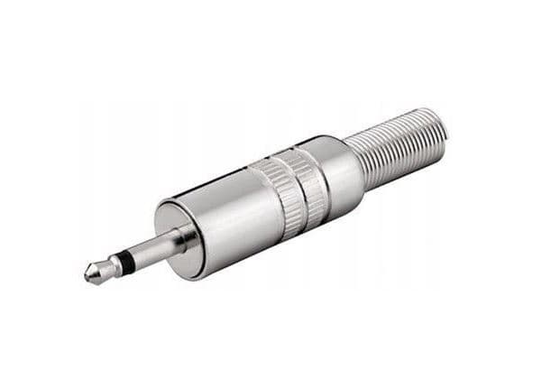 Wtyk jack mono 3.5mm metalowy np. do CB radia, skanera