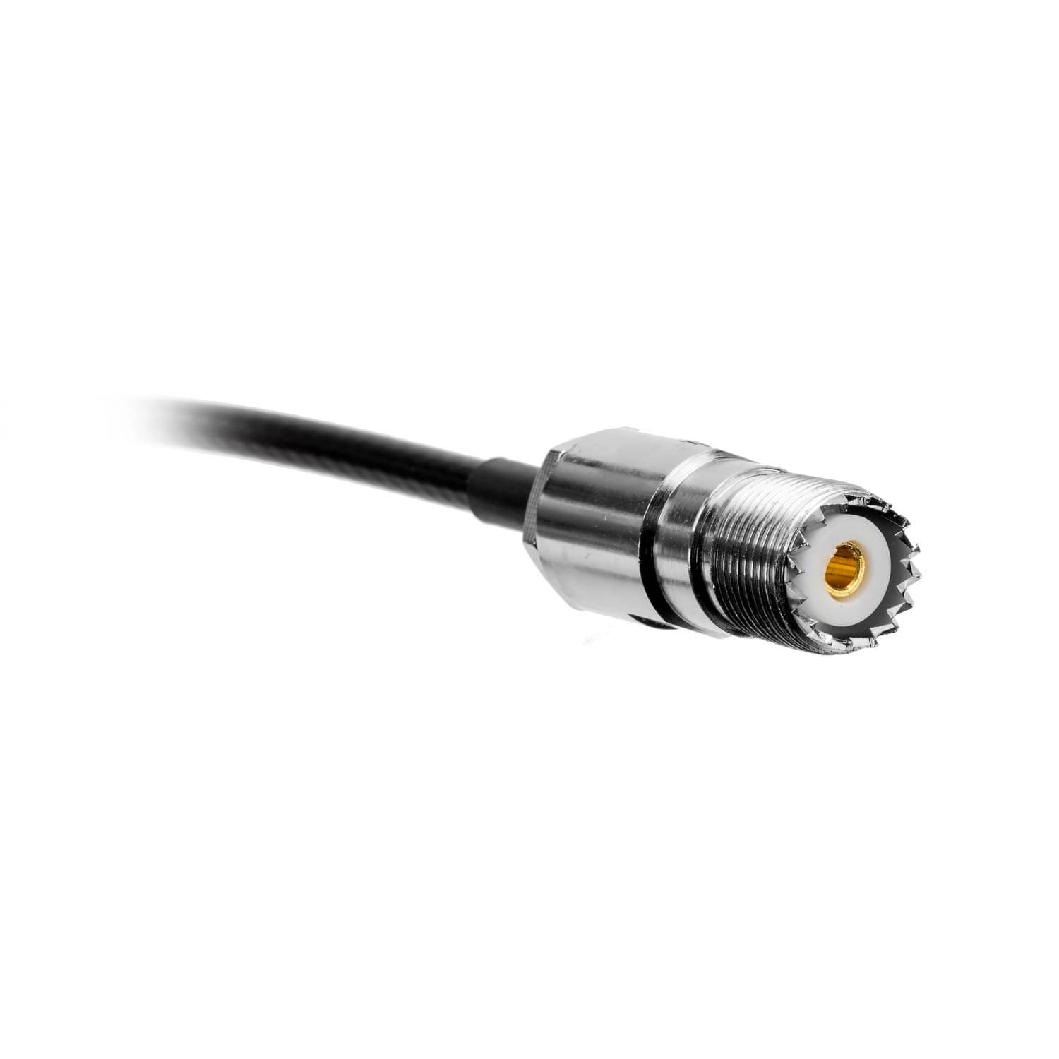 Adapter na kablu: wtyk jack 3.5mm + 50cm H-155 + gniazdo UHF  - pigtail Radiora np. do odbiorników globalnych Tecsun, Sangean, XHDATA itp.