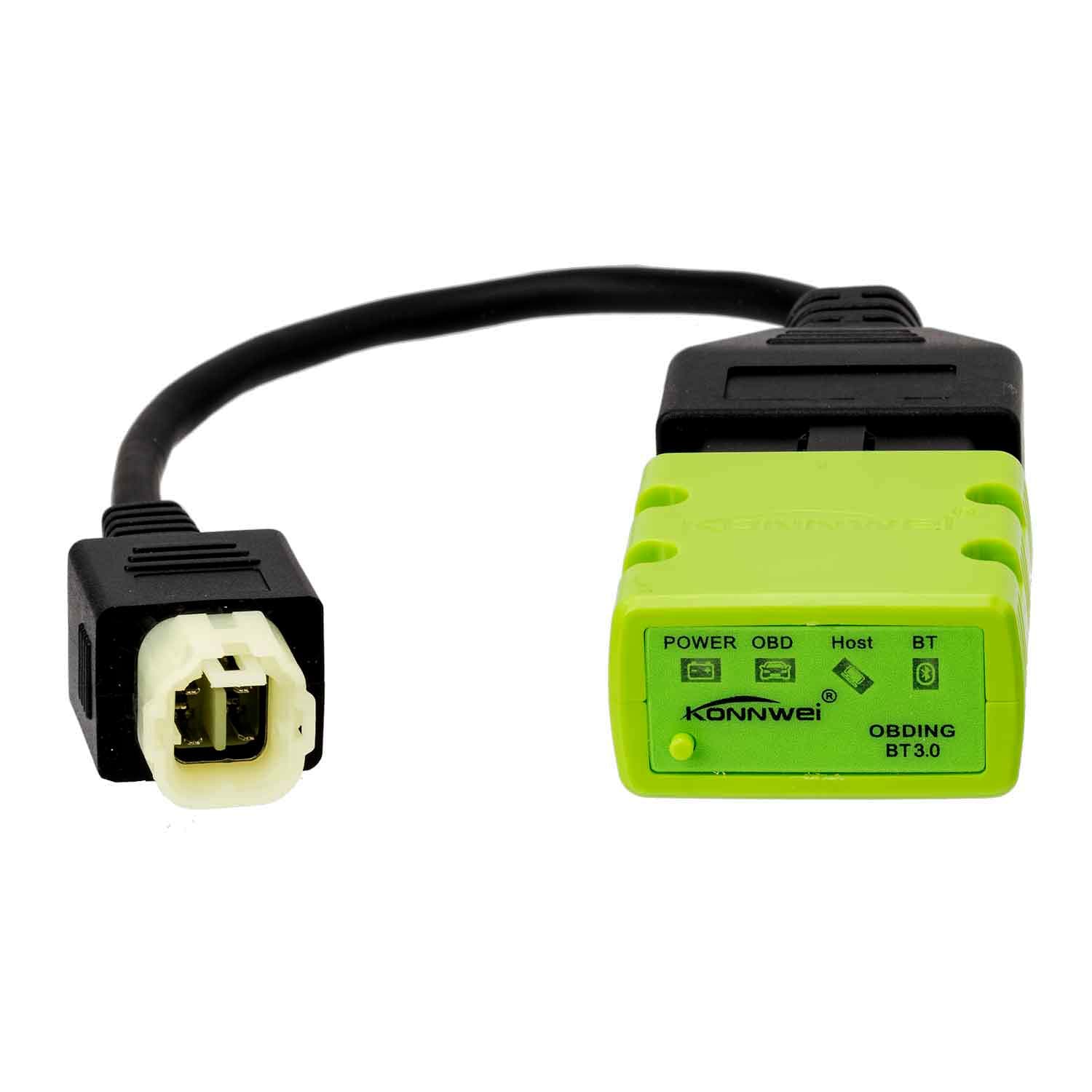 KABEL ADAPTER HONDA 4-PIN do OBD-2 16-pin przejściówka np. ELM-327, Vgate iCar - motocykle Honda CAN - Łódź, Zbąszyńska 2