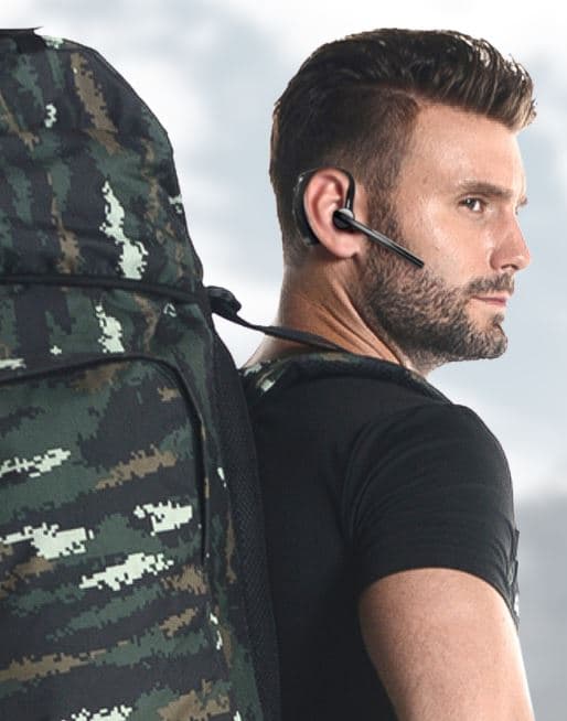 Mikrofonosłuchawka bluetooth np. do AnyTone AT-D878UV+, AT-D578UV PRO, Yaesu FT-3DE, Zello itp. zestaw słuchawkowy