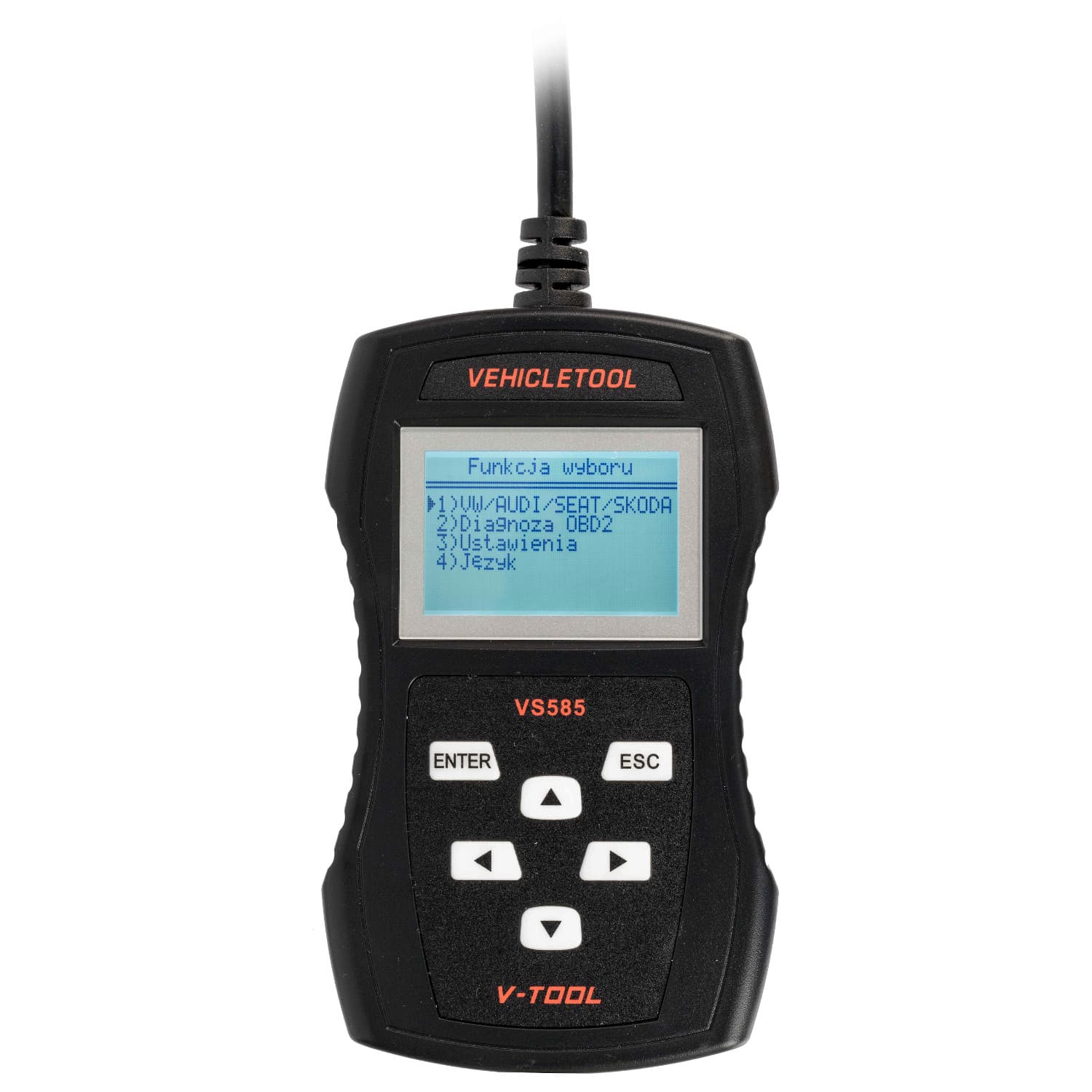 V-TOOL VS585 POLSKIE MENU uniwersalny skaner diagnostyczny CAN OBD-2 + dodatkowe wsparcie VAG Volkswagen, Skoda, Audi, Seat - Łódź, Zbąszyńska 2