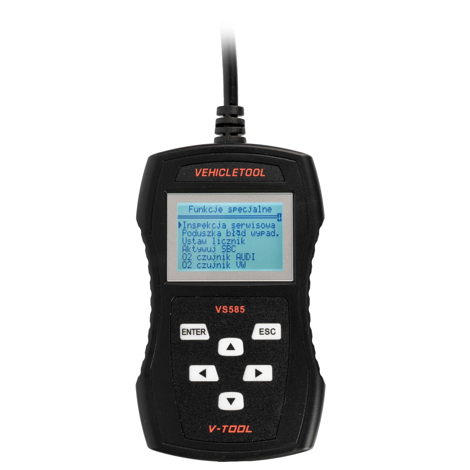 V-TOOL VS585 POLSKIE MENU uniwersalny skaner diagnostyczny CAN OBD-2 + dodatkowe wsparcie VAG Volkswagen, Skoda, Audi, Seat - Łódź, Zbąszyńska 2