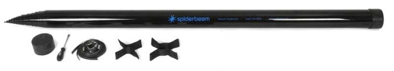 Maszt teleskopowy 22m Spiderbeam Fiberglass fi 95/4mm