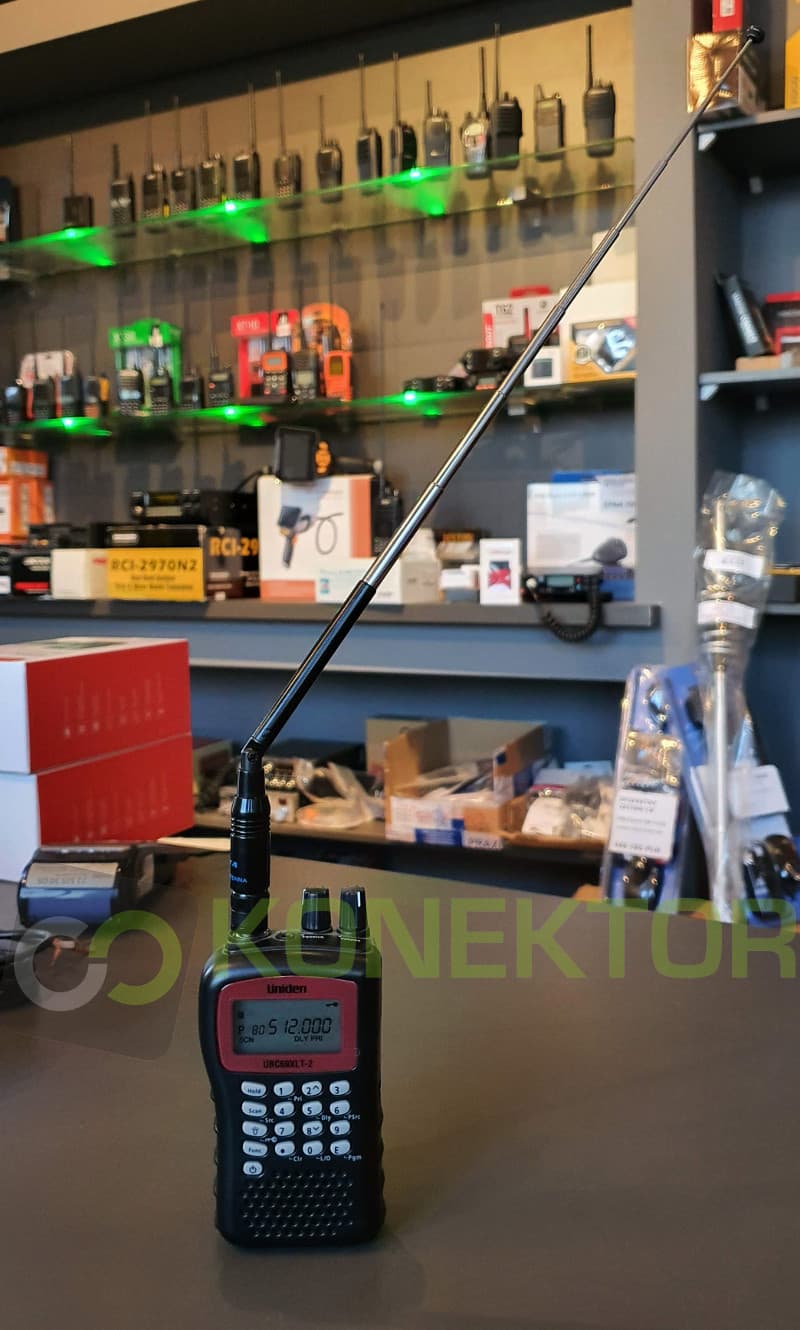 Nagoya NA-774 BNC 13-42cm teleskopowa antena VHF/UHF np. do skaner Uniden, SDR
