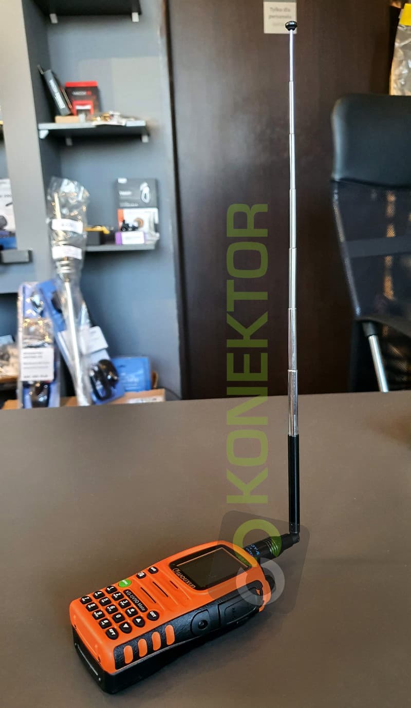 Nagoya NA-774 SMA-M 13-42cm teleskopowa antena VHF/UHF np. do TYT, Wouxun, skanery, SDR, Hack RF, SDRPlay, RTL-SDR