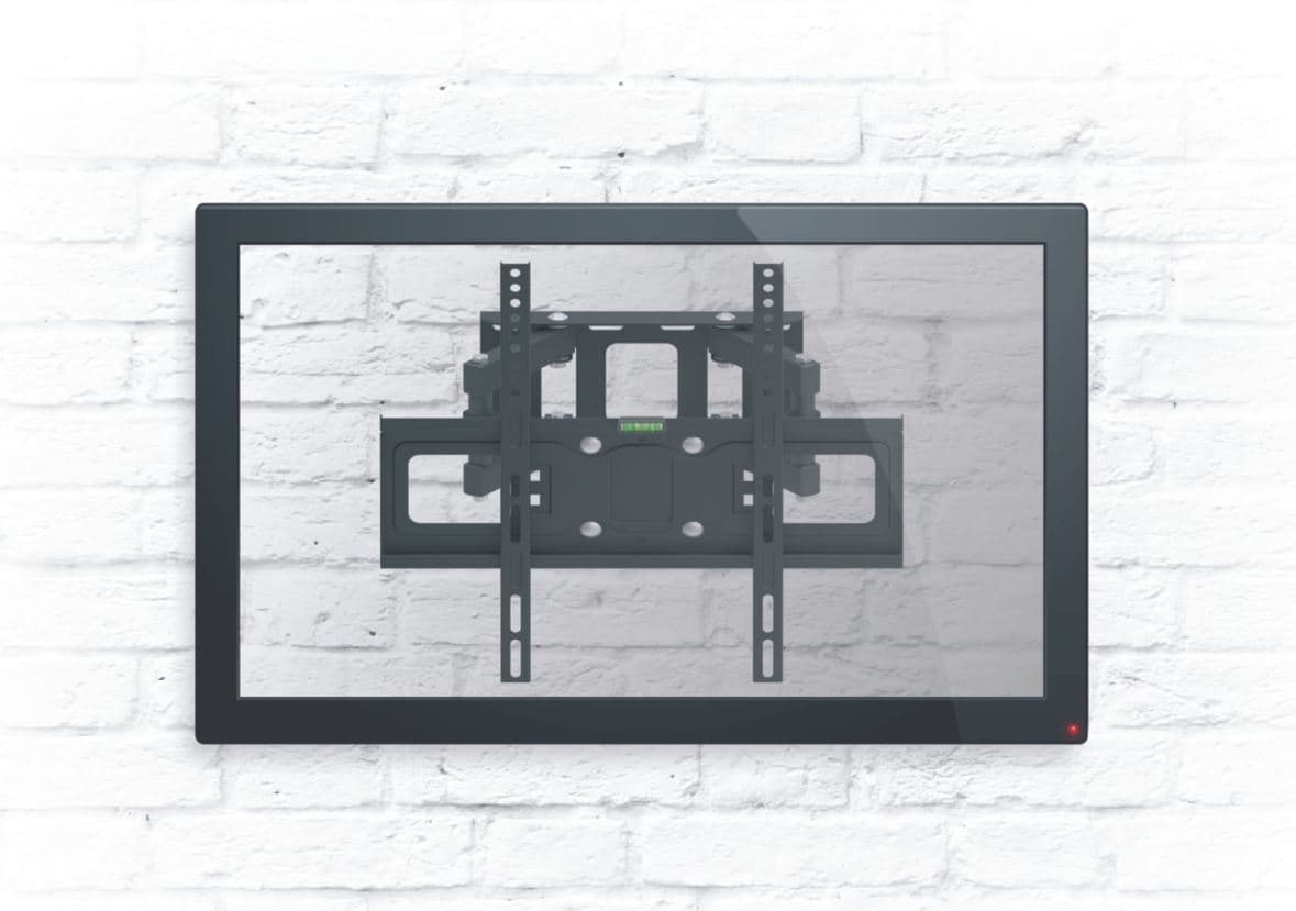 UCHWYT HEAVY DUTY TV 23"-56" OPTICUM SATURN, nachylenie do -12st. kąt obrotu do 180st. VESA 400x400 maks. LCD/LED/PLAZMA