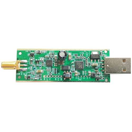 RTL-SDR RTL2832U DVB-T V3 odbiornik SDR szerokopasmowy 500kHz - 1766MHz (100% oryginał) najnowsza wersja w kolorze czarnym