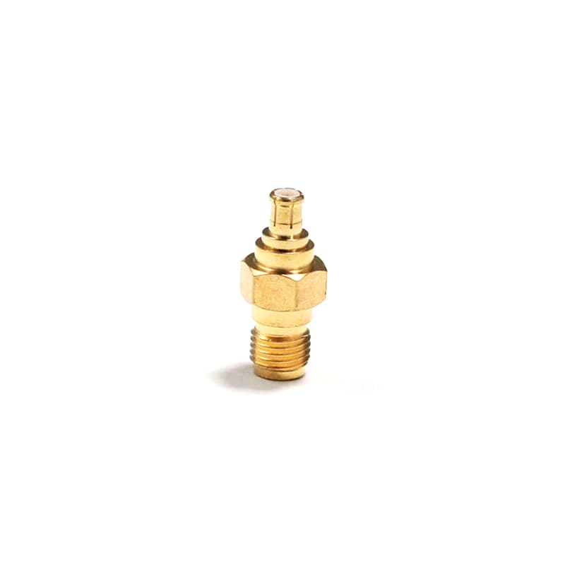 Adapter przejściówka SMA-F/MCX-M (gniazdo SMA - wtyk MCX) np. do tunerów RTL2832U DVBT i anten z wtykiem SMA