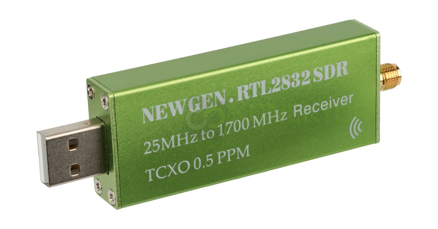 S300U V2 RTL-SDR RTL2832U NEW GEN. odbiornik SDR szerokopasmowy 25-1750MHz + antena TV DVB-T i kabel USB 25cm