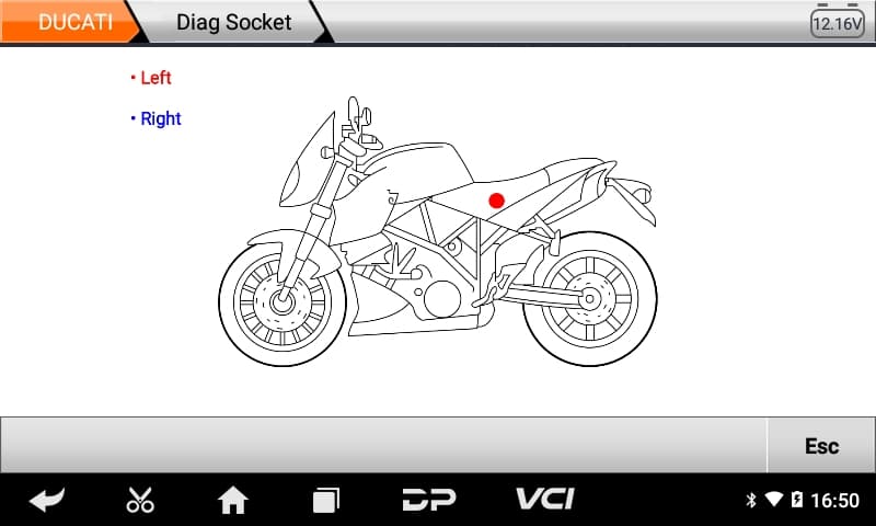 OBDSTAR iSCAN DUCATI warsztatowy interfejs diagnostyczny do motocykli Ducati