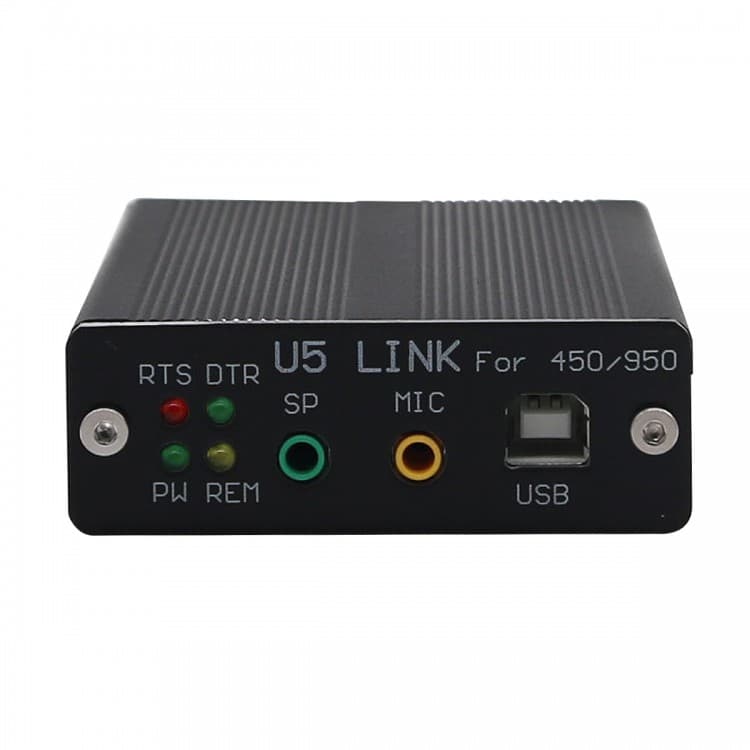 U5 LINK modem DIGI interfejs emisji cyfrowych oraz CW do YAESU FT-450D, FT-950D, DX-1200, FT-991, Kenwood TS-480 - 5 kabli w zestawie