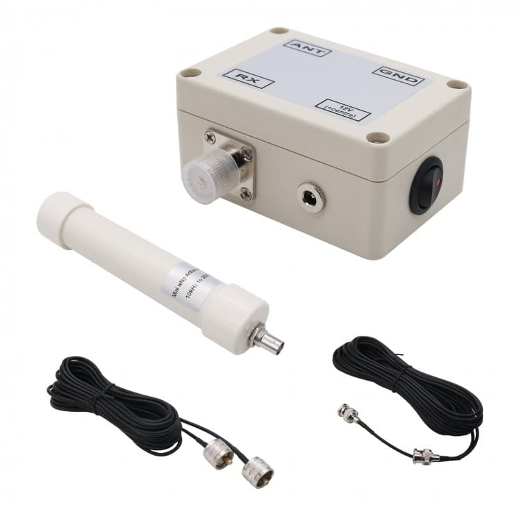 Zmontowana antena aktywna KF Mini Whip odbiór 10kHz-30MHz  - np. do SDR, RTL-SDR, odbiornik globalny, skaner odbiornik Uniden, AOR, Icom