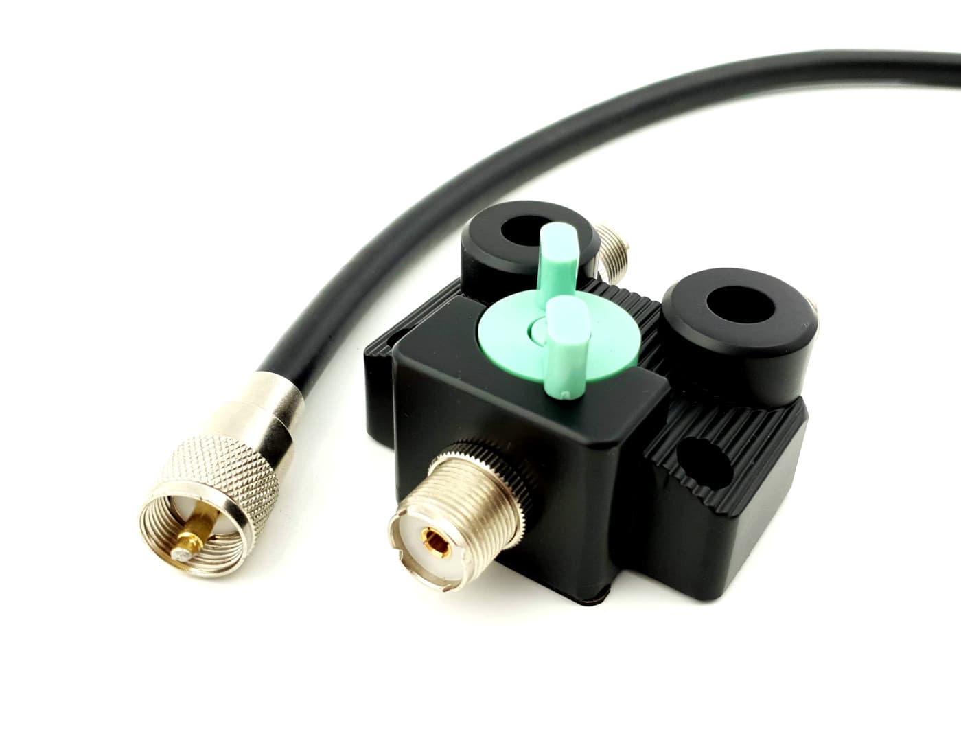 Przełącznik antenowy CO-201AM podwójny złącza SO-239 (0-1000MHz / 1000W)