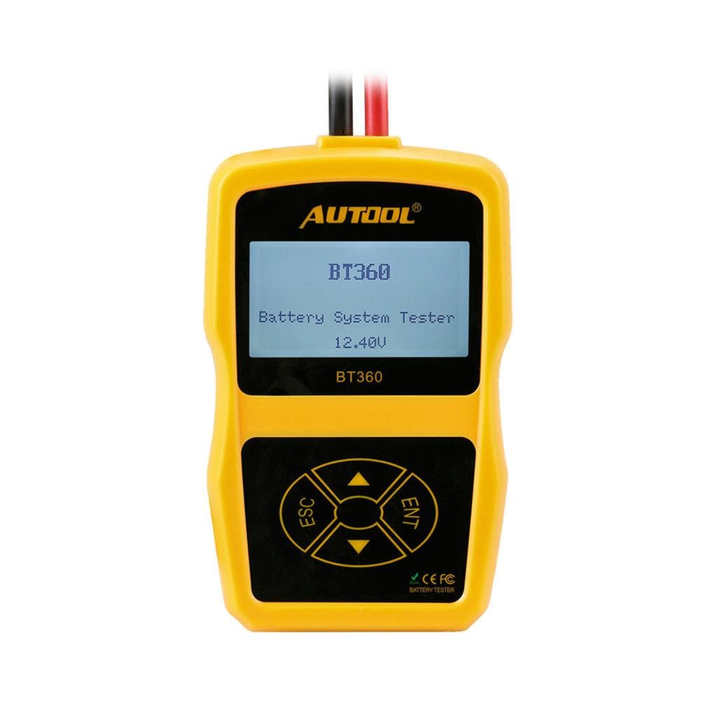 Tester akumulatora / baterii 12V AUTOOL BT-360 - test ładowania, pod obciążeniem, żywotności itd. POLSKIE MENU