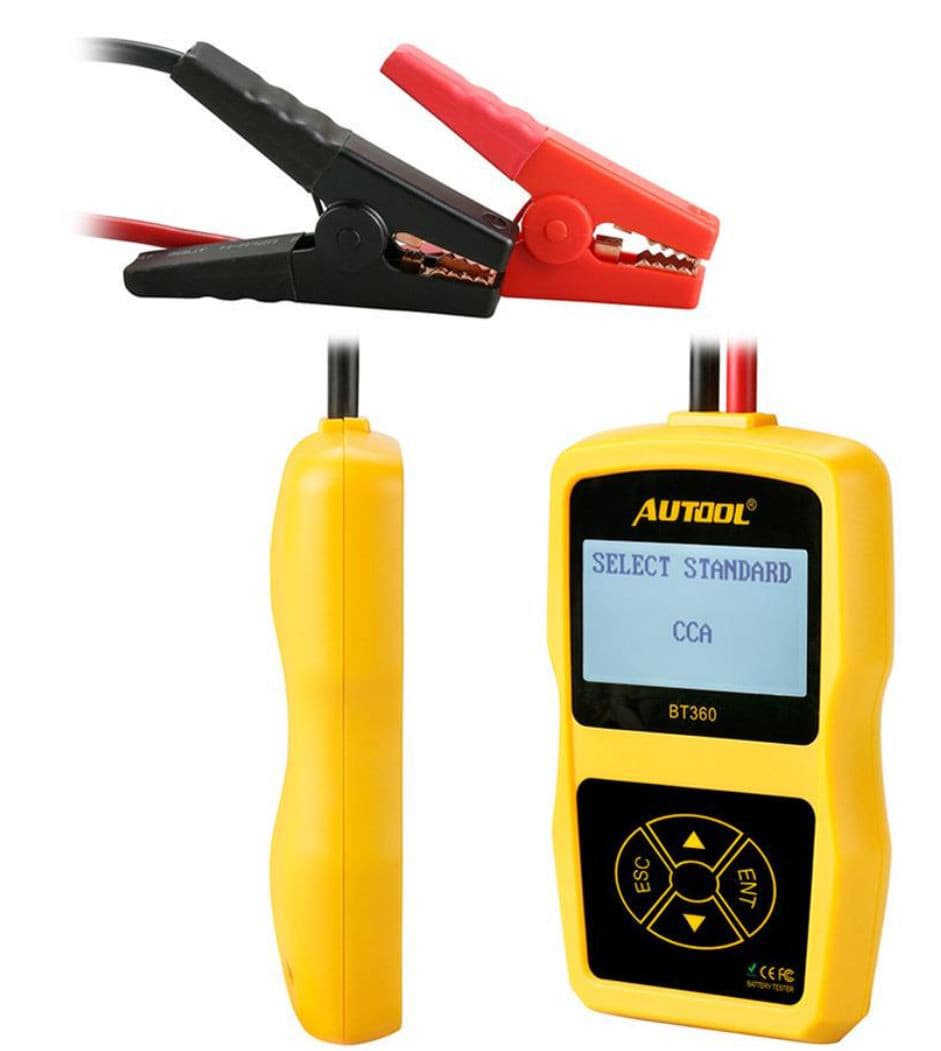 Tester akumulatora / baterii 12V AUTOOL BT-360 - test ładowania, pod obciążeniem, żywotności itd. POLSKIE MENU