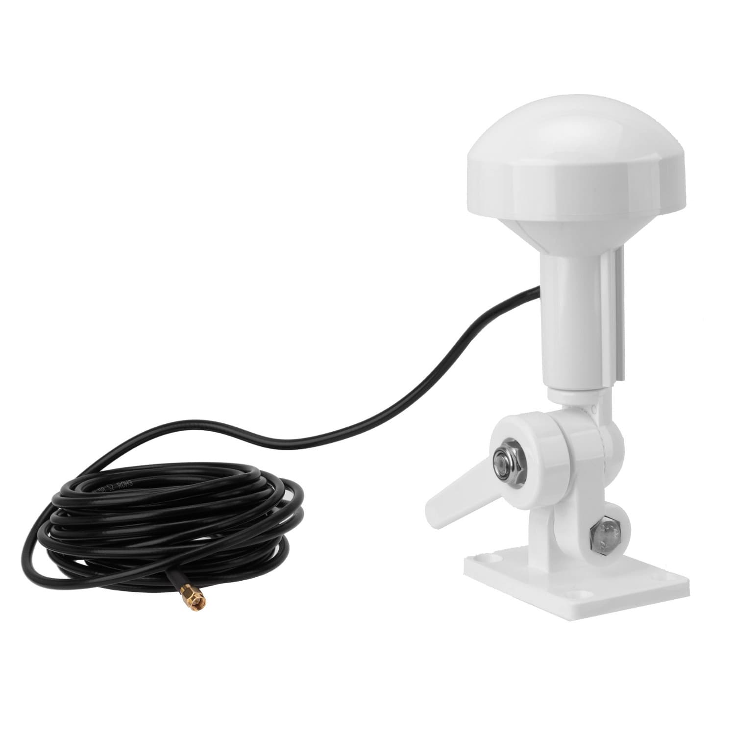 Radiora GPS Marine antena GPS morska, jachtowa, na łódź - uchwyt regulowany 1", kabel 7m, wtyk SMA