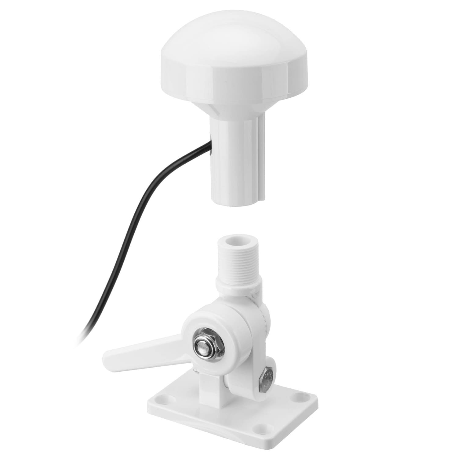 Radiora GPS Marine antena GPS morska, jachtowa, na łódź - uchwyt regulowany 1", kabel 7m, wtyk SMA
