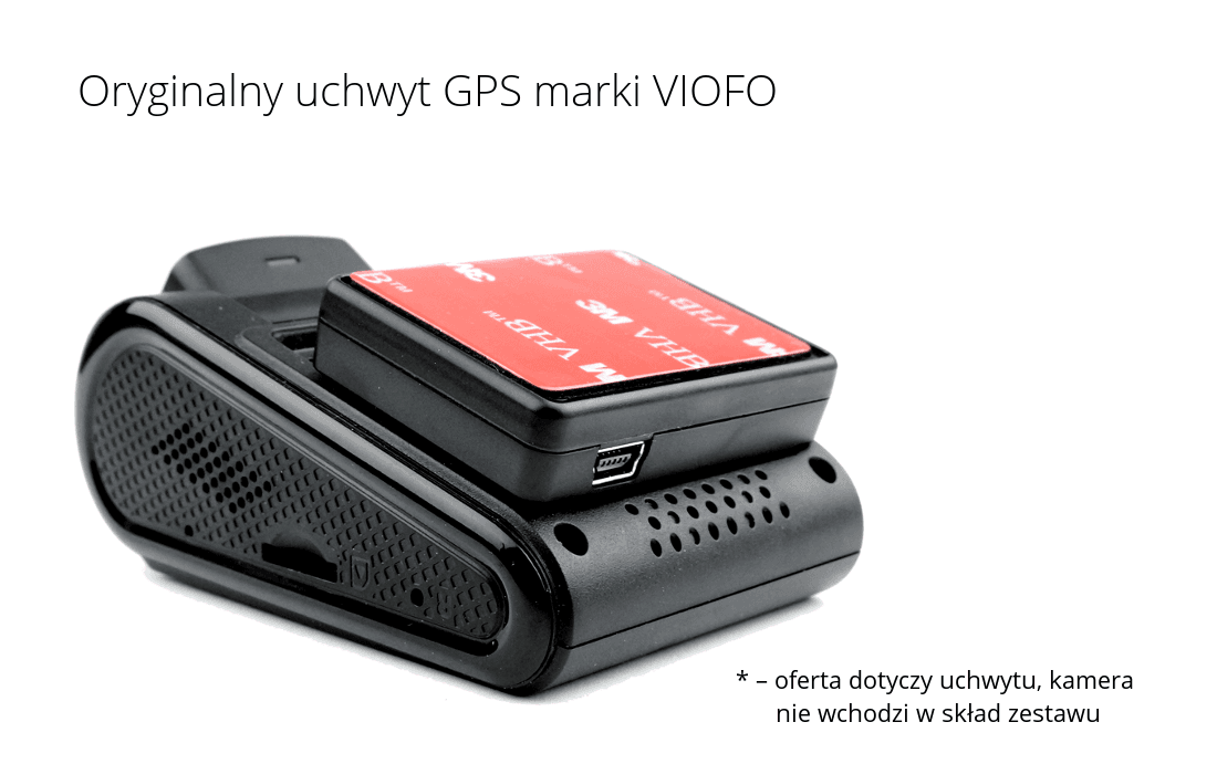 VIOFO Moduł GPS do kamer samochodowych z serii A119 - uchwyt GPS