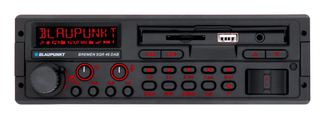 Blaupunkt Bremen SQR 46 DAB radio samochodowe DAB+, bluetooth do klasyka i youngtimera, retro