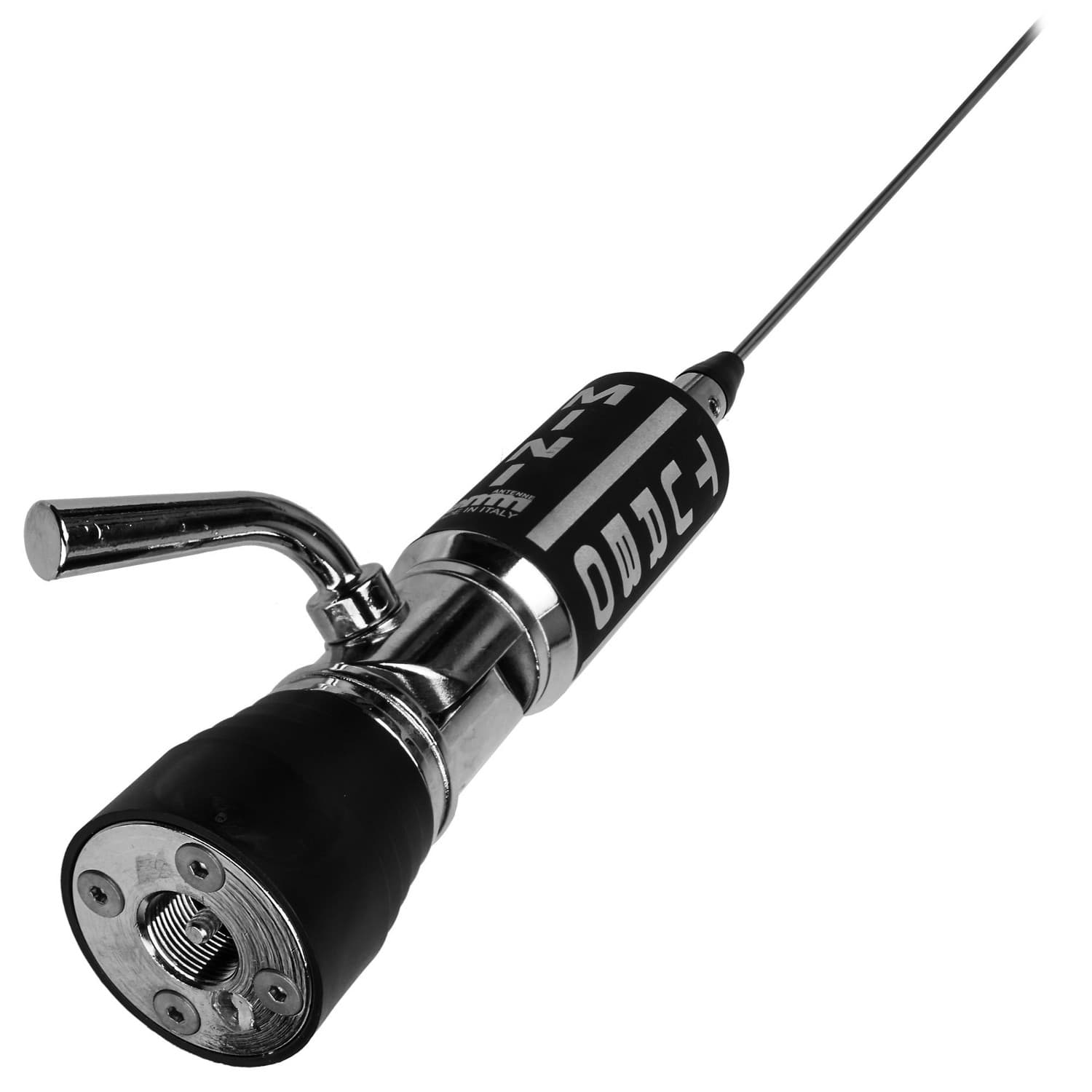 LEMM AT-1002 PL MINITURBO Antena CB montażowa 106cm CZARNA (do gotowego montażu / magnesu PL)