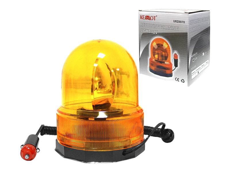 Lampa ostrzegawcza obrotowa - zasilanie 12V, magnes (tzw. kogut) LXL555
