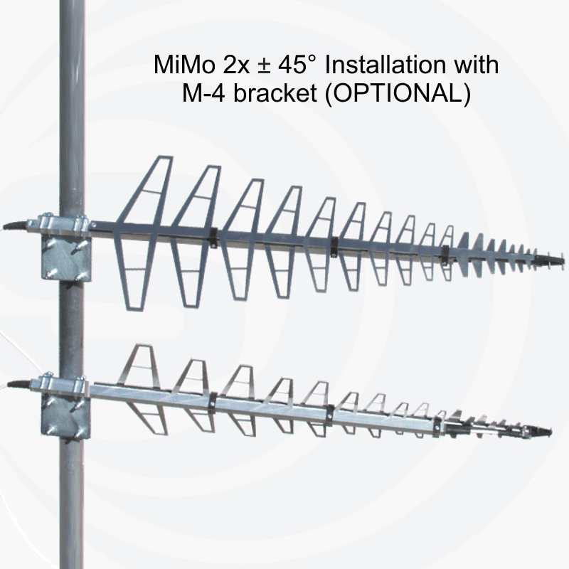 Uchwyt Sirio M4 polaryzacja 45° do MiMO LTE np. anteny SLP, SY-906, SY-910