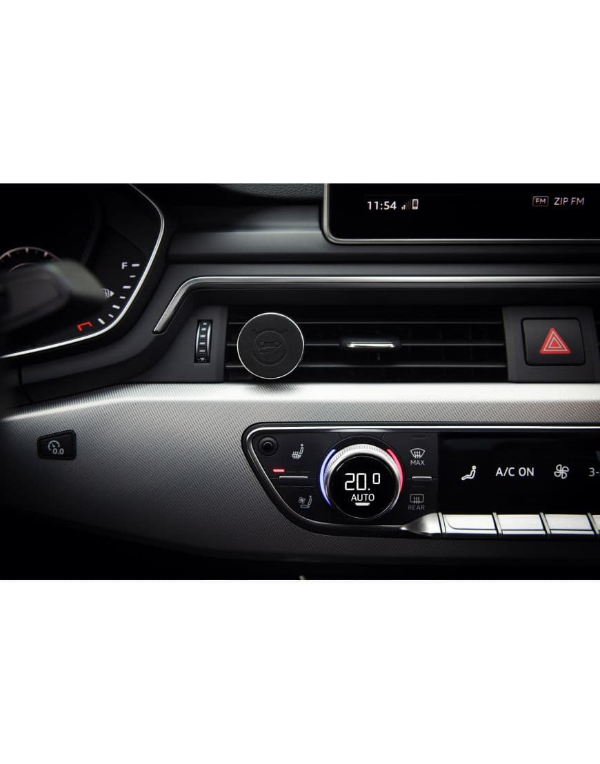 Uchwyt w kratkę do smartfona OBD Eleven - magnetyczny Spigen Air Vent np. Volkswagen, Audi, Seat, Skoda