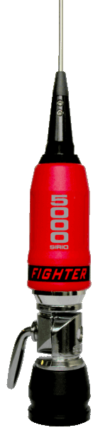SIRIO FIGHTER 5000 RED PL Antena CB montażowa 196cm (pochylenie za pomocą klamki) Performer 5000
