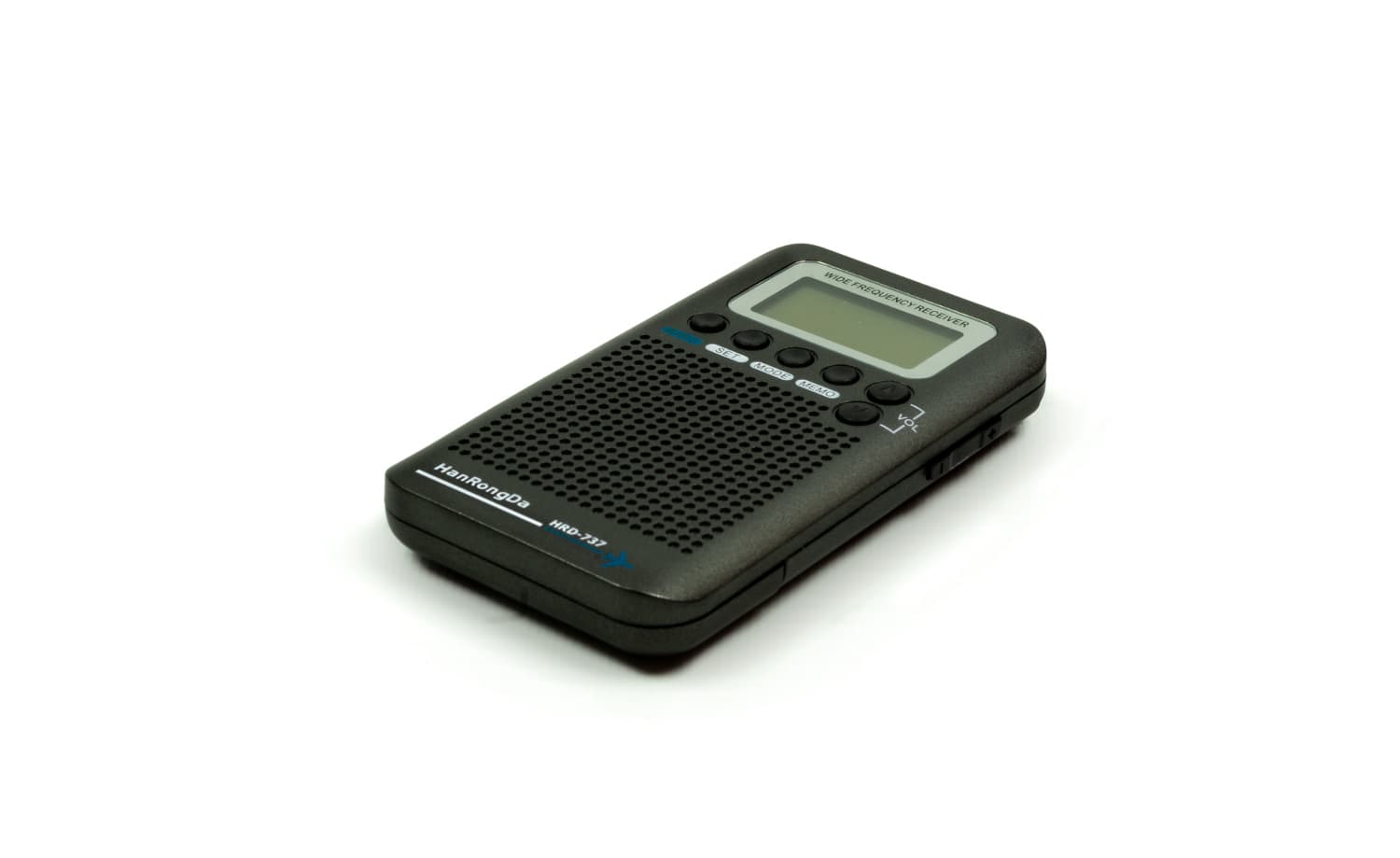 HRD-737 ultrakompaktowy odbiornik przenośny AM / FM Stereo / KF / CB / airband / VHF, polska instrukcja