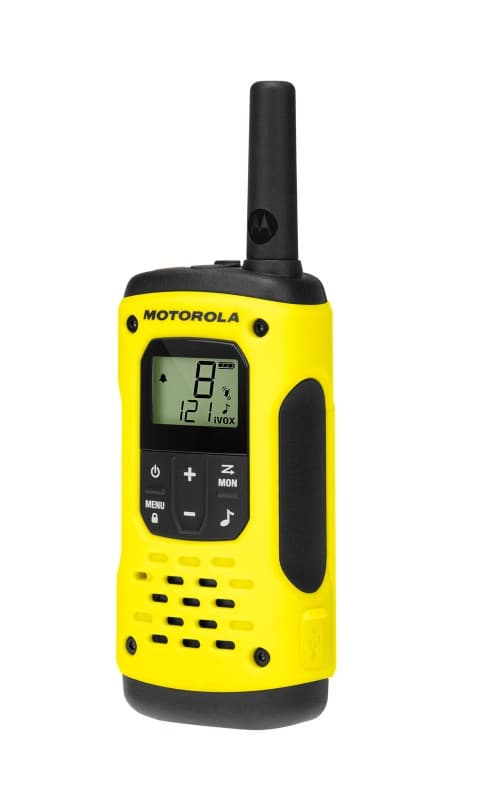 Motorola T92 H2O krótkofalówki PMR bez zezwoleń - zestaw walizka [2szt.] - pływające, wodoodporne IP67, latarka