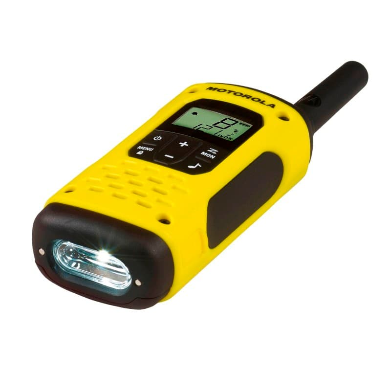Motorola T92 H2O krótkofalówki PMR bez zezwoleń - zestaw walizka [2szt.] - pływające, wodoodporne IP67, latarka