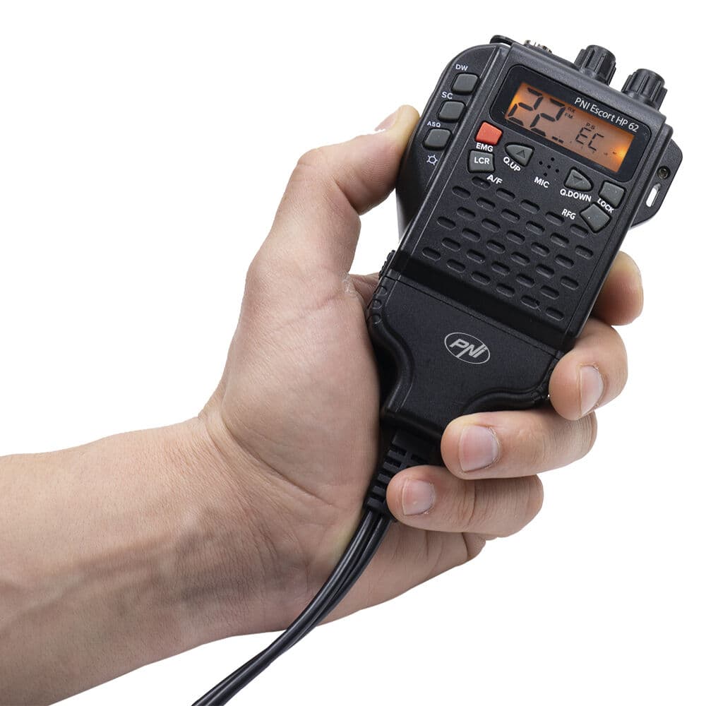 PNI Escort HP 62 CB radio ręczne samochodowe z automatyczną blokadą szumów (ręczniak)