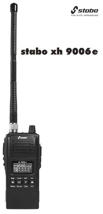 Antena ręczna helikalna 20cm złącze TNC do President Randy II III / Stabo XH 9006 E / Lafayette Urano / Jopix CB-413