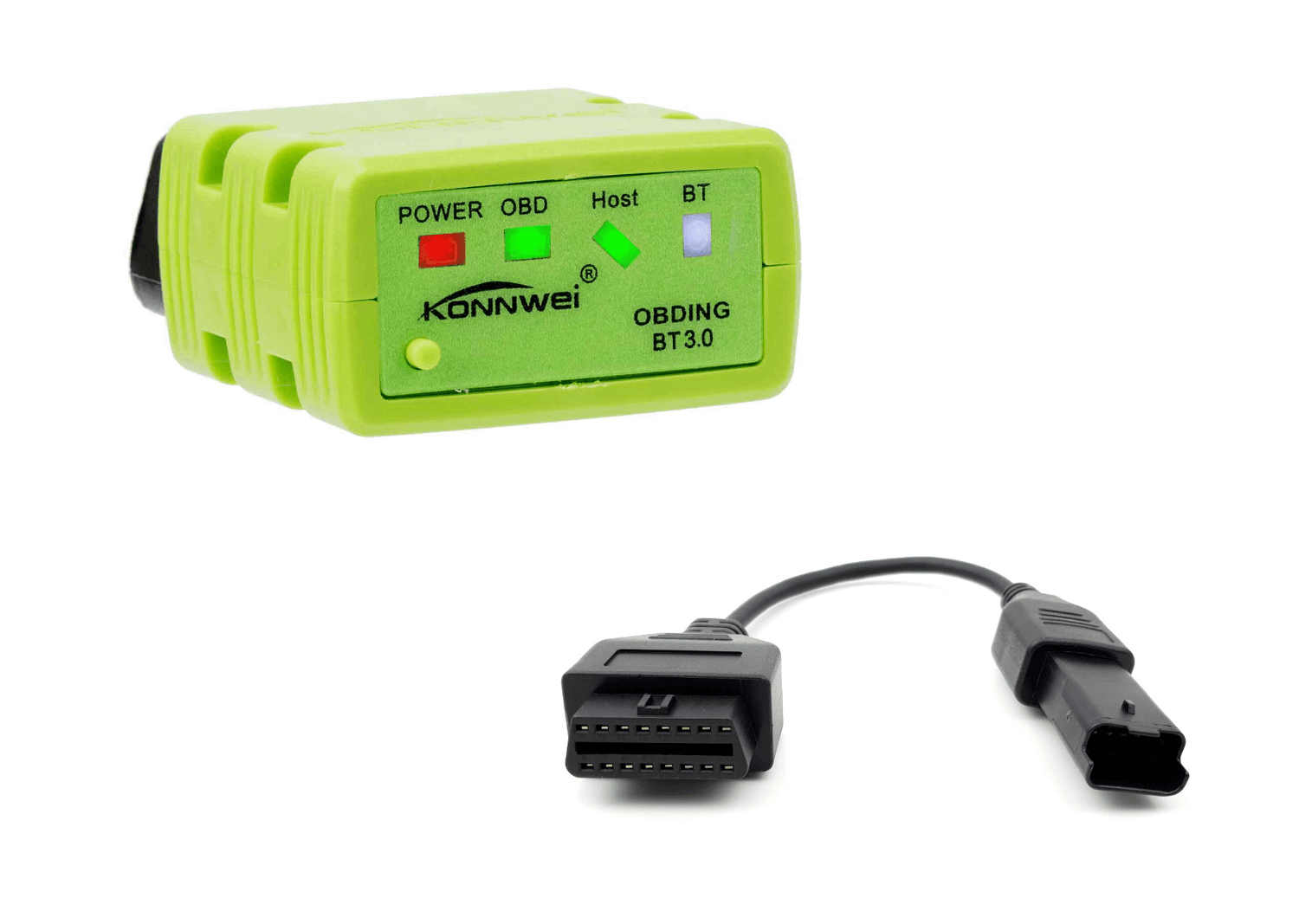 Diagnostyka motocykli Ducati - zestaw interfejs OBD-2 Konnwei KW902 + adapter 4-pin - Łódź, Zbąszyńska 2